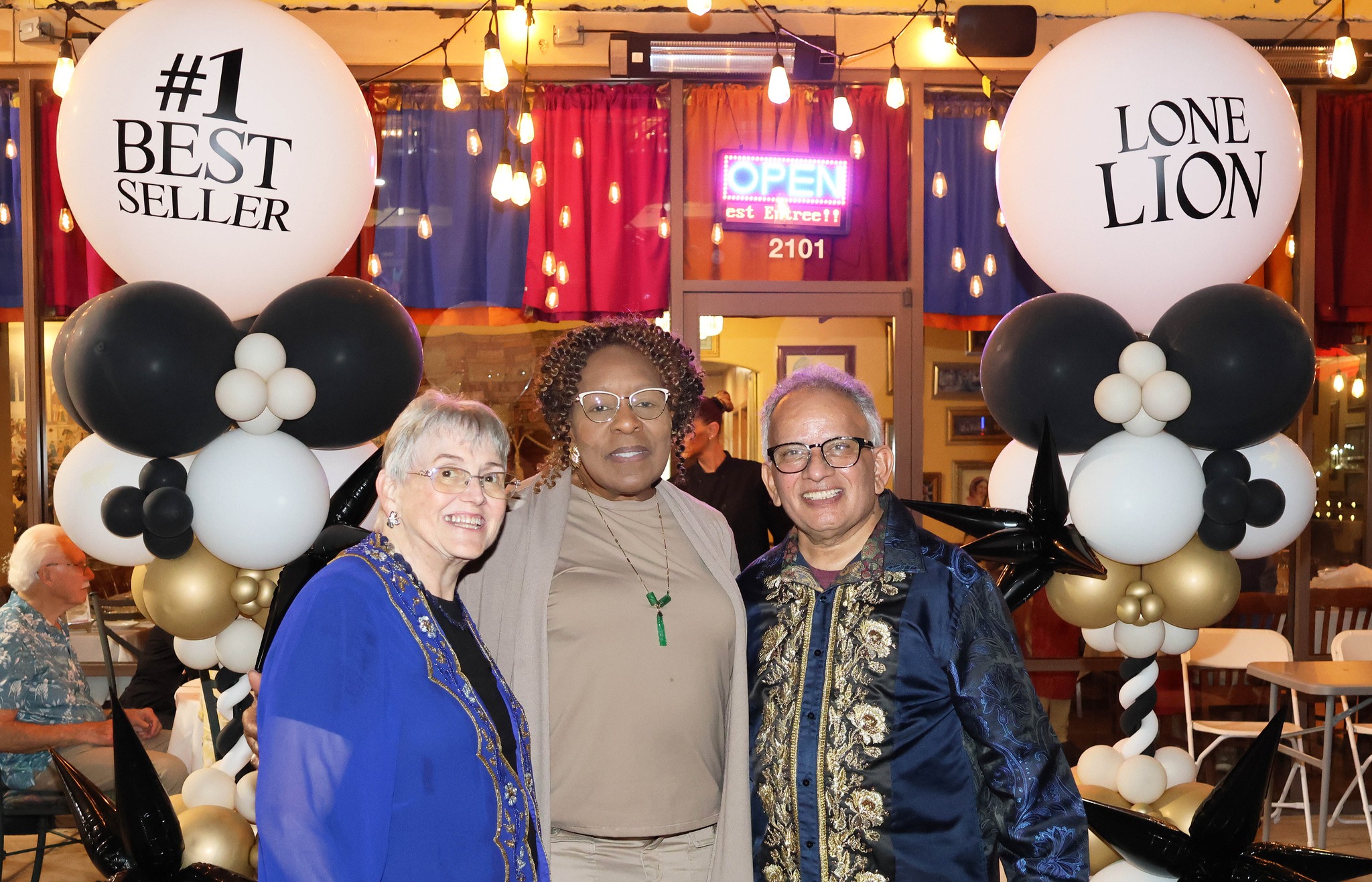 Lone Lion Success Party at Guru Indian Restaurant